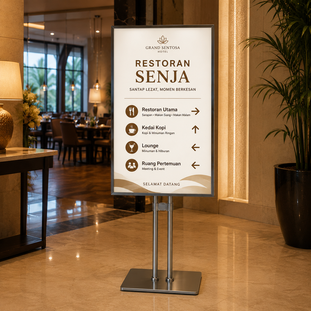 Standing Sign Hotel