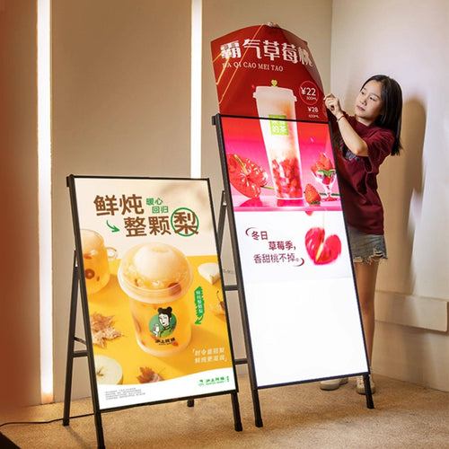 Tiang Poster Iklan Toko